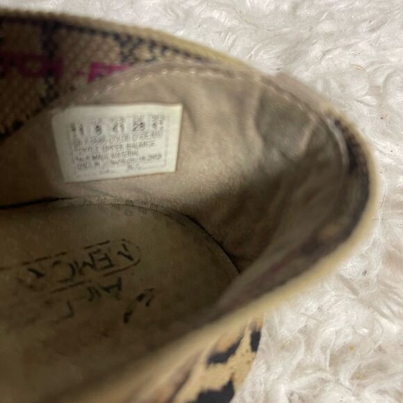 Skechers leopard prints washable stretchy flats rubber soles size 11 . - Picture 9 of 9